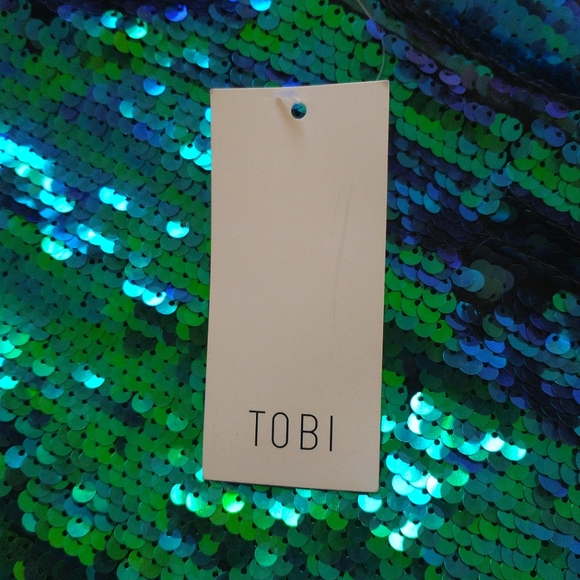 Tobi Sequin Dress Small NWT - Picture 3 of 6